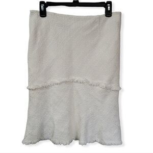 White house black market boucle skirt